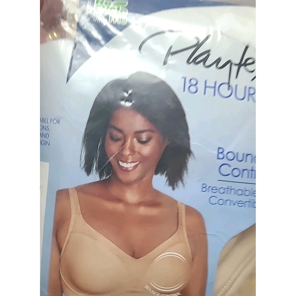 Playtex 18 Hr Bounce Control Bra‎   (4699 Wirefree)  36C Taupe